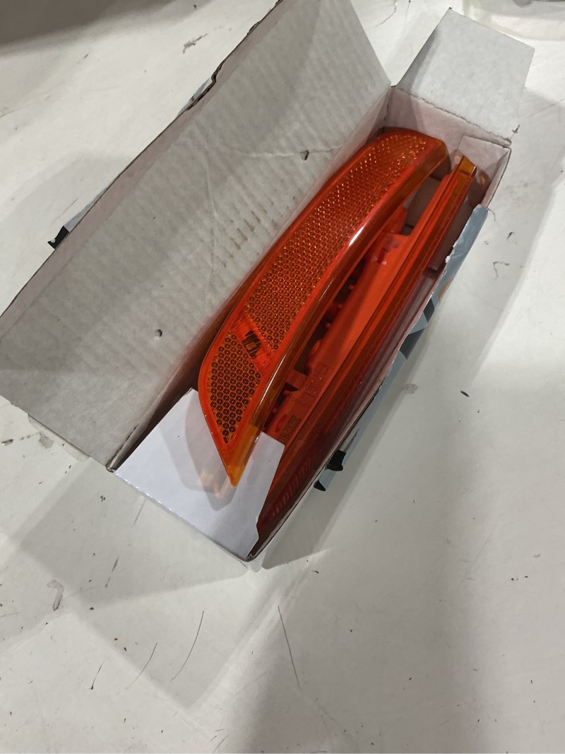 Condition photo showing Good Condition for dynamic scan led side marker lights assembly compatible with 2021-2026 dodge durango | front bumper fender white sequential turn signal kit, smoked lens, oem replacement