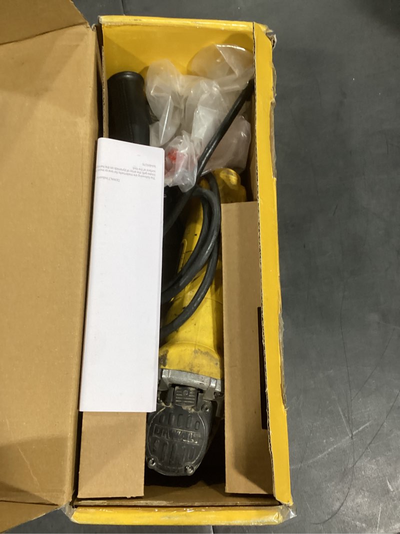 Condition photo showing As Is for dewalt angle grinder, one-touch guard, 4-1/2 -inch (dwe4011) angle grinder only