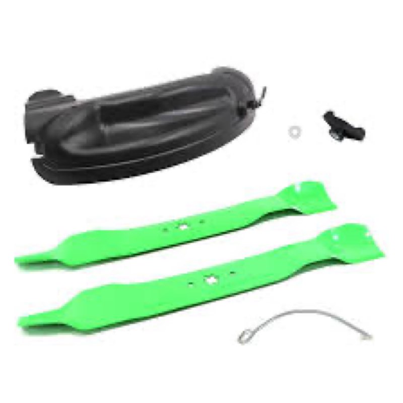 42" mulching kit with blade compatible with mtd cub cdet rzt-42 troy-bilt craftsman 631-05195a, 19a7