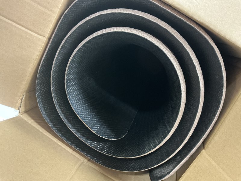 Condition photo showing Good Condition for ophanie kitchen mats for floor, 3/4 inch thick kitchen rugs, 24'' x 70'' anti fatigue standing cushioned mat, waterproof,comfort ergonomic mat for office, home, sink, beige non-slip bottom beige 70"l x 24"w x 0.8"th