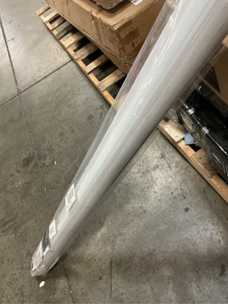 Condition photo showing As Is for persilux cordless zebra blinds for windows (58\" w x 64\" h, white) free-stop roller windows shades du