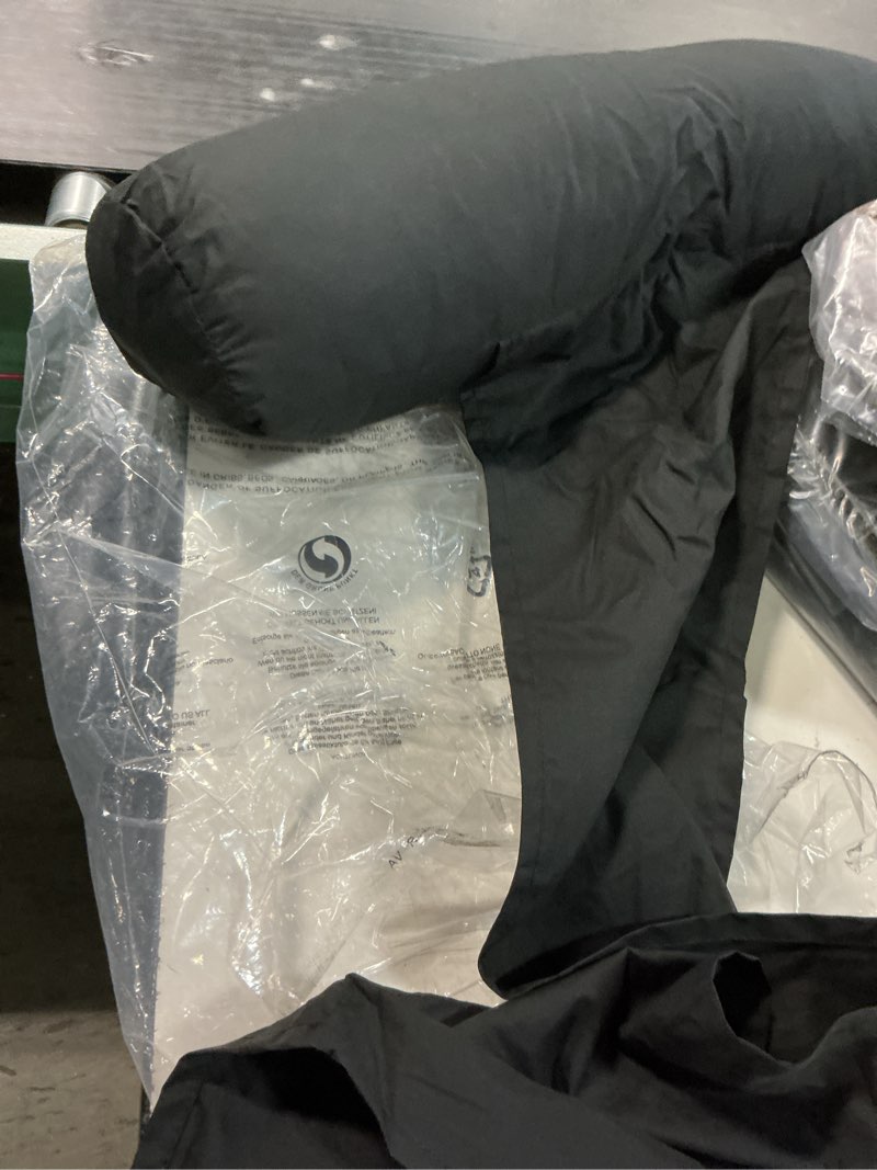 Condition photo showing Good Condition for recliner pillow for lumbar, neck, and cervical support, sleep, couch, office chair, headrest, weighted, no velcro required, (black)