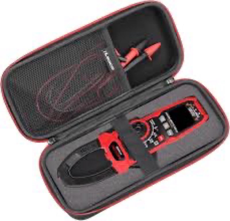 RLSOCO Hard Case for KAIWEETS HT208D/HT208F/HT208A Inrush Clamp Meter (Case Only)