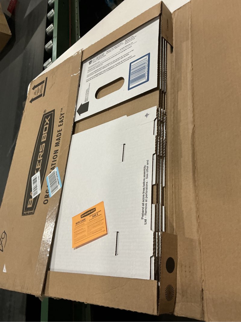 Condition photo showing Good Condition for Bankers Box 4-Pack Basic Duty File Storage Boxes with Lids, Letter/Legal, STOR/FILE, (0070308)