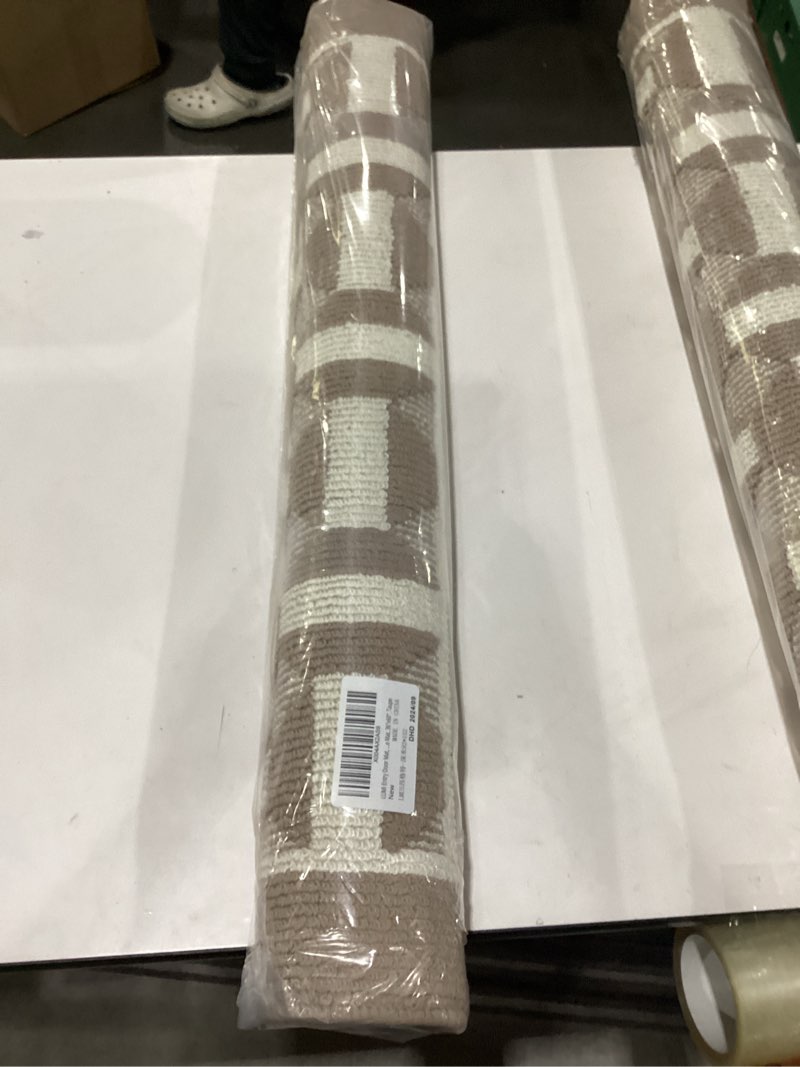 LUMI Washable Indoor Entrance Doormat 36x60, Absorbent Quick-Dry Dirt Trapper Mats for Dogs, Rubber 