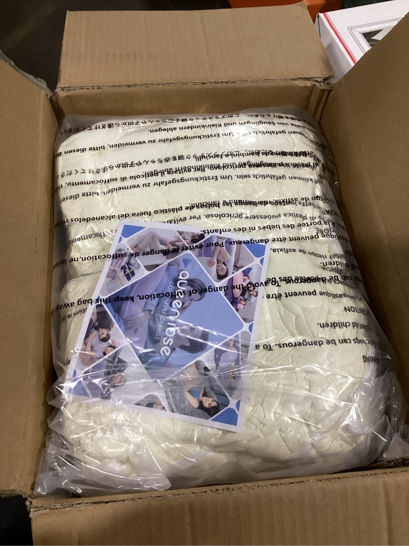 Condition photo showing New/Like New for QUEEN ROSE Pregnancy Pillow, U Shaped Full Body Pillows for Sleeping Support, 55 Inch Maternity Pillow for Pregnant Women, Creamy Cotton - Sunlight Yellow 55in