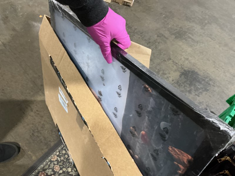 Condition photo showing Good Condition for 17x22 picture frame black for wall mounting, horizontal and vertical formats for wall hanging, wood 17x22 frame, black, 1 pack