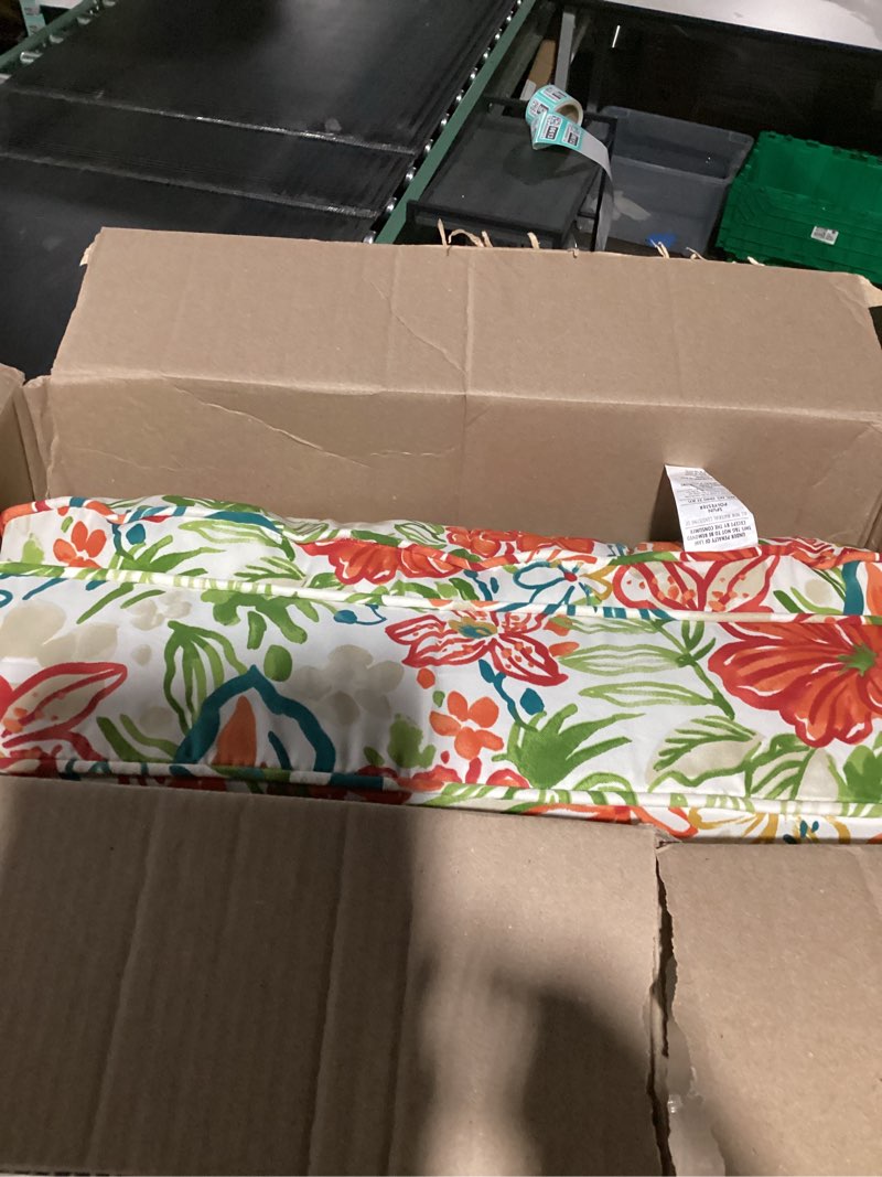 Condition photo showing Good Condition for Greendale Home Fashions Outdoor Reversible 2-Piece Deep Seat Cushion Set, Garden Floral
