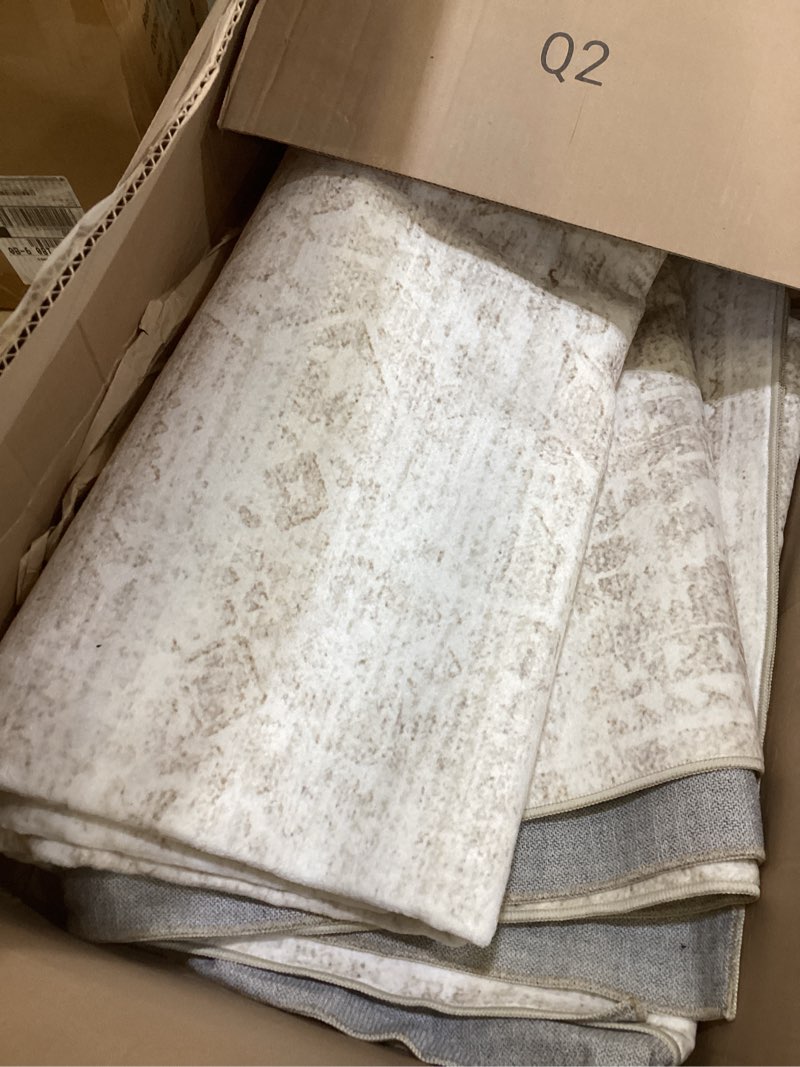 Condition photo showing As Is for rug for kitchen dining room farmhouse nursery kids room home office 