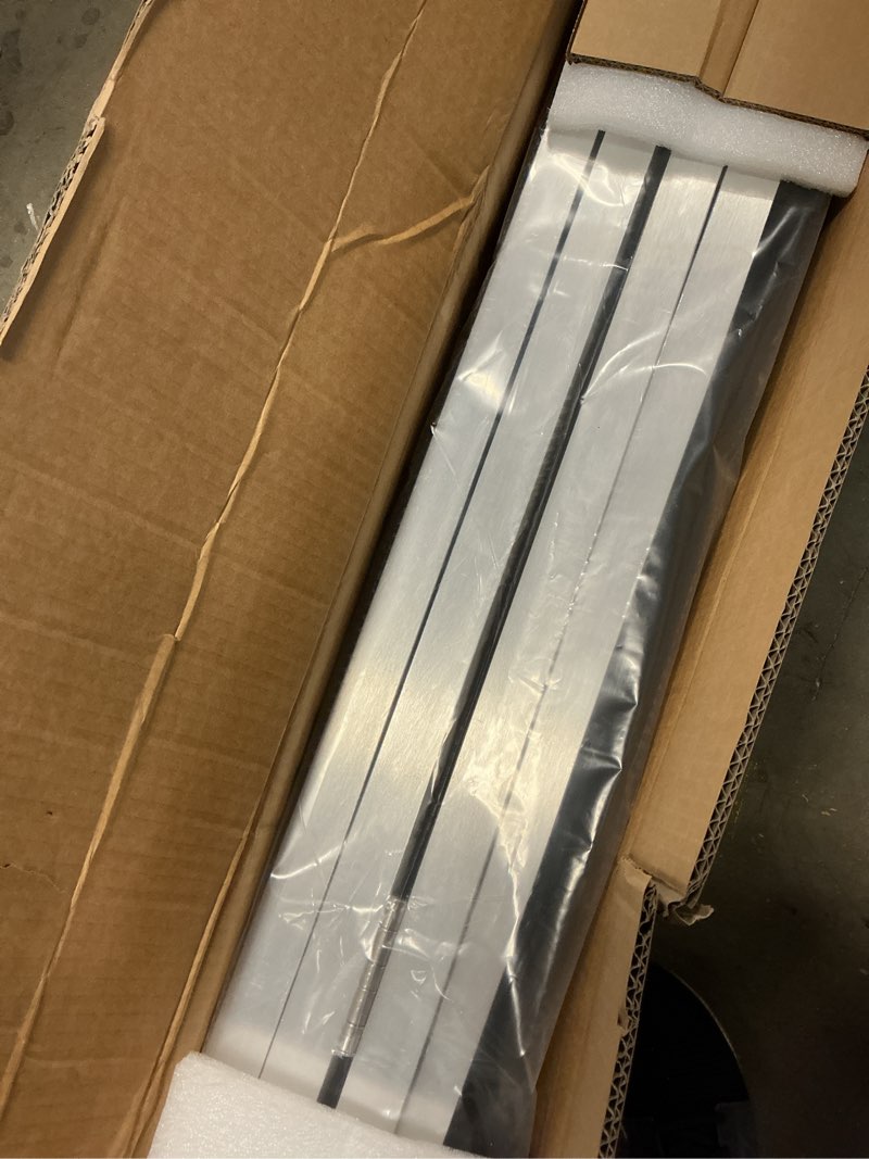 Condition photo showing Good Condition for vnn portable wheelchair ramp 6ft, seamless non-slip aluminum ramps for wheelchairs for home, handicap wheelchair ramps for home steps, aluminum loading dock plates, doorways aluminum 6ft (usable height 6-18 inch)