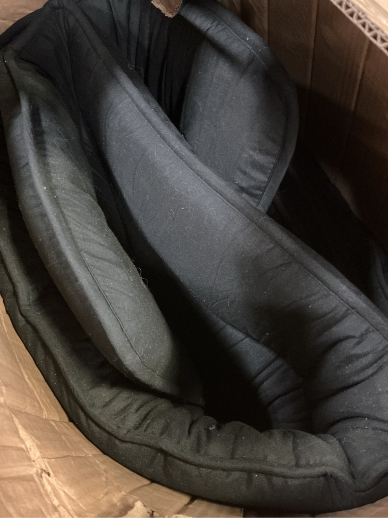 Condition photo showing As Is for japanese floor mattress futon mattress,3" foldable tatami sleeping pad for adults & kids,100% high density foam comfortable floor mattress full size 54"x 80",ideal for comfort and support,black full blackb no cover