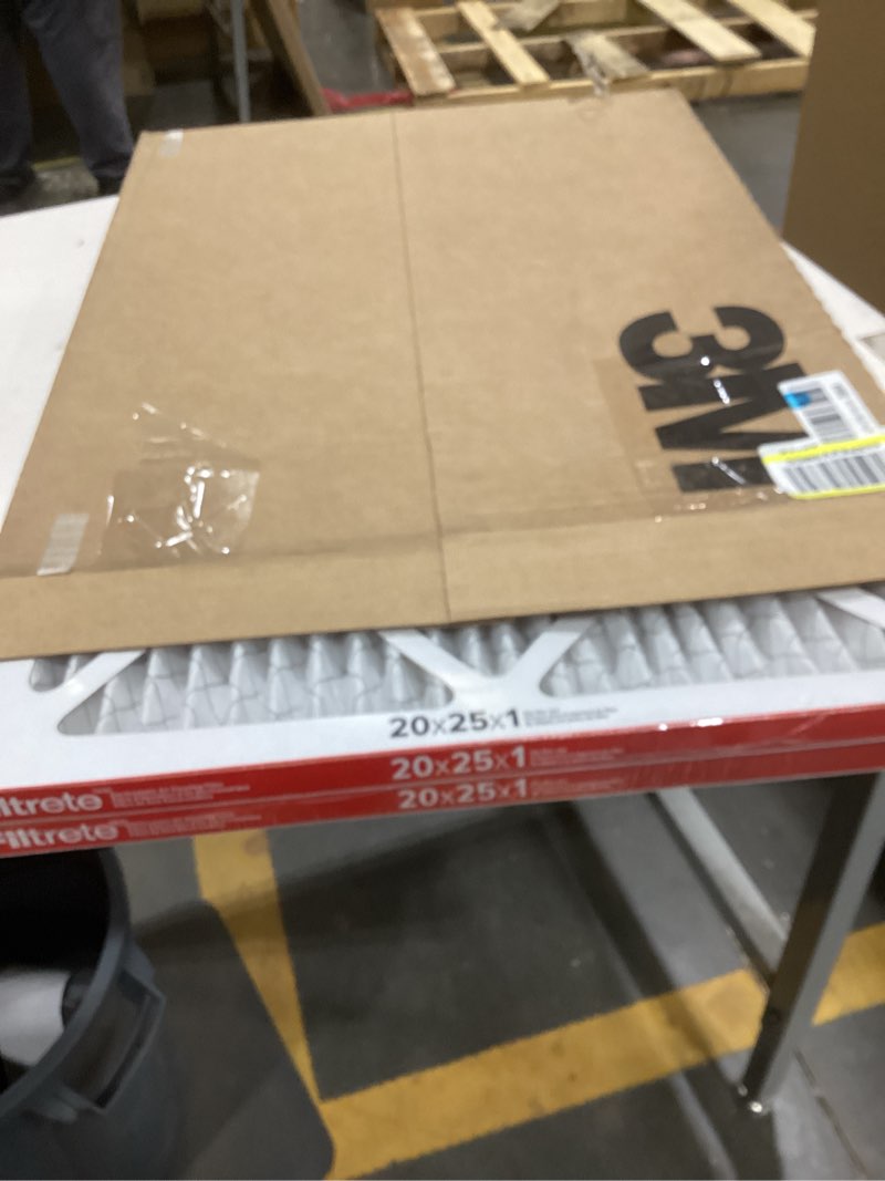 Condition photo showing New/Like New for filtrete 20x25x1 ac furnace air filter, merv 11, mpr 1000, micro allergen defense, 3-month pleated 1-inch electrostatic air cleaning filter, 2 pack (actual size 19.688 x 24.688 x 0.84 in)