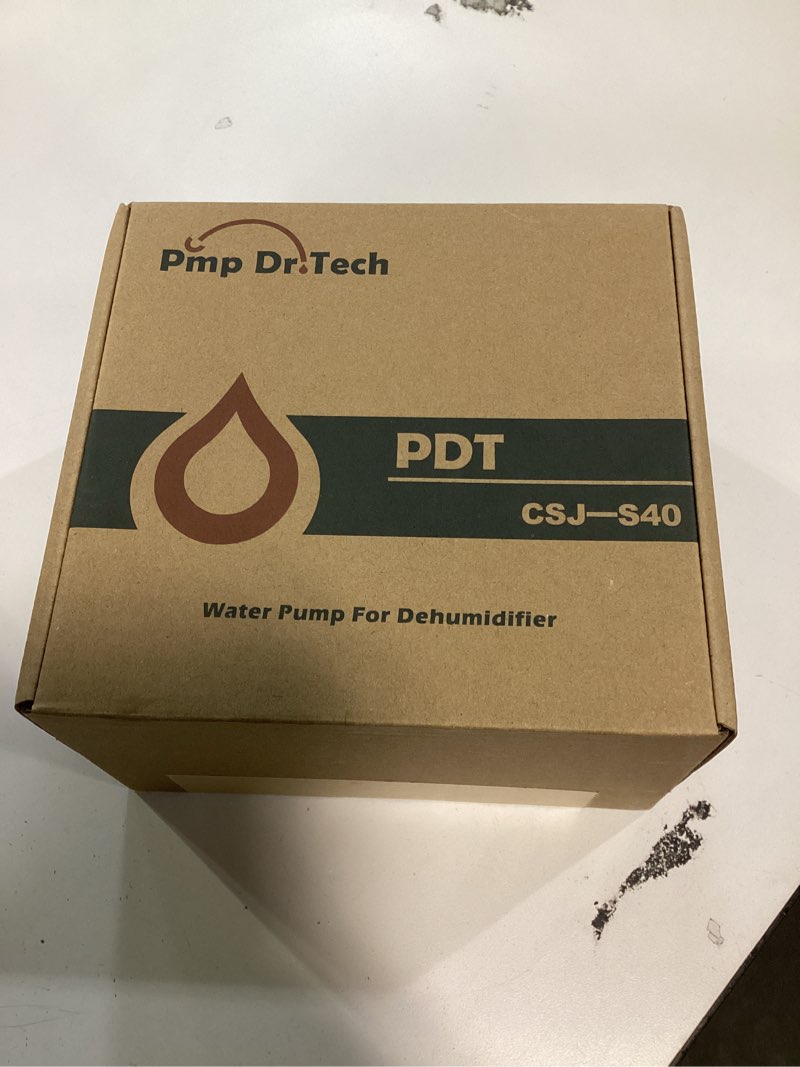 Condition photo showing New/Like New for Upgraded Smart Automatic Small Water Pump for Dehumidifier, 15FT Drain Lift, Large Volume, Low Noise, Perfect for Basement Use, Compatible with Most Portable Dehumidifiers