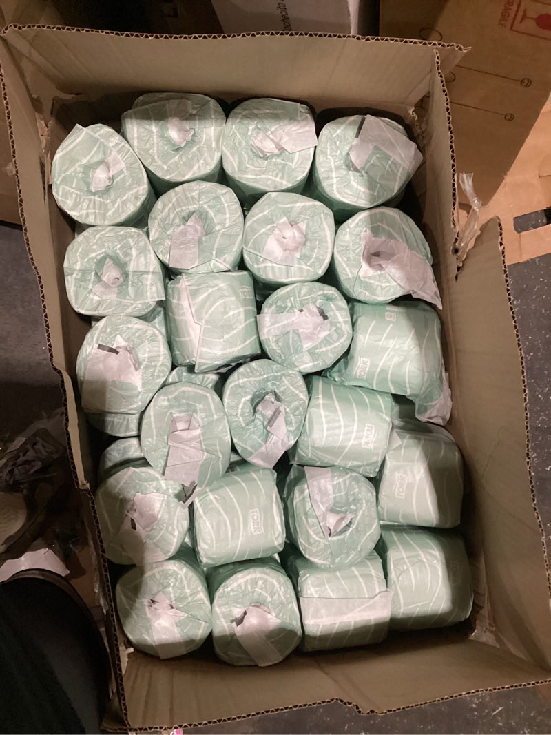 Condition photo showing New/Like New for tork septic safe toilet paper white, 100% recycled, 2-ply, 500 sheets per roll, 96 rolls