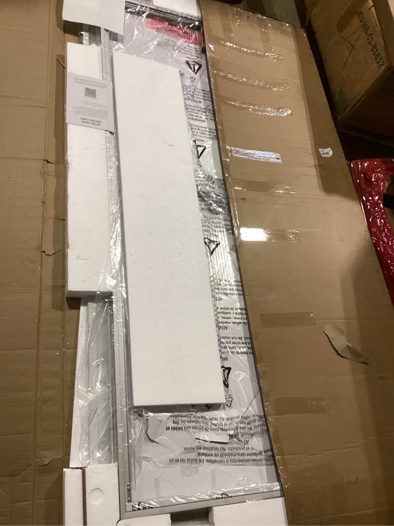 Condition photo showing New/Like New for ROOMTEC 72x36 LED Bathroom Mirror with Front and Backlit?Smart Dimmable Vanity Mirrors for Wall,Anti-Fog Backlit Lighted Makeup Mirror 72"L x 36"W