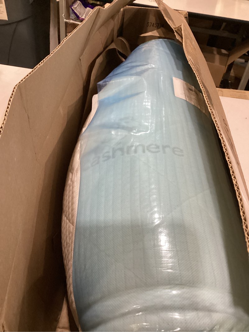 Condition photo showing As Is for letmxiu premium crib & toddler mattress,100% knitted fabric, premium fleece surface-hypoallergenic, 5" thick firm soft crib mattress, non-toxic - fits standard cribs & toddler beds simple 52" x 27.6" x 5"