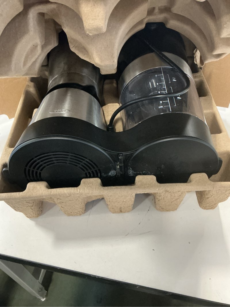 Condition photo showing As Is for OXO Brew 9 Cup Stainless Steel Coffee Maker