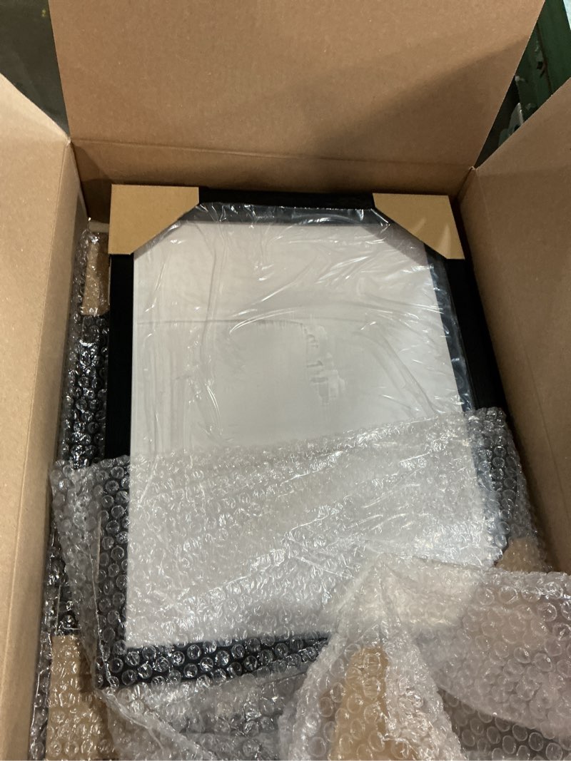 Condition photo showing Good Condition for 2 Pack T Shirt Display Frame, Bigger 18" x 14" Shadow Box Black T Shirt Frame with 98% UV Protection Acrylic, 1" Depth of Usable Space Shadow Box, Display Case for Shirts, Jerseys, Memorabilia