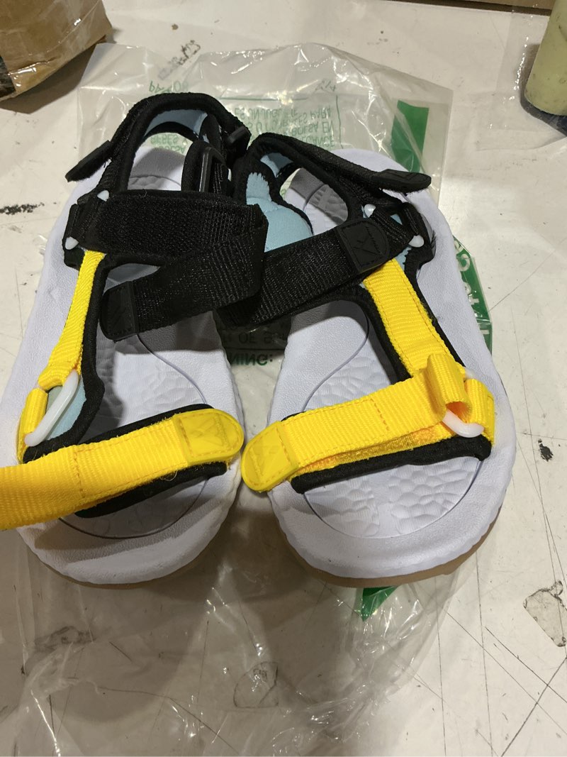 Condition photo showing Good Condition for mishansha toddler boys girls sports sandals adjustable straps open-toe | arch support kids summer outdoor hiking walking beach sandals 7.5 toddler black