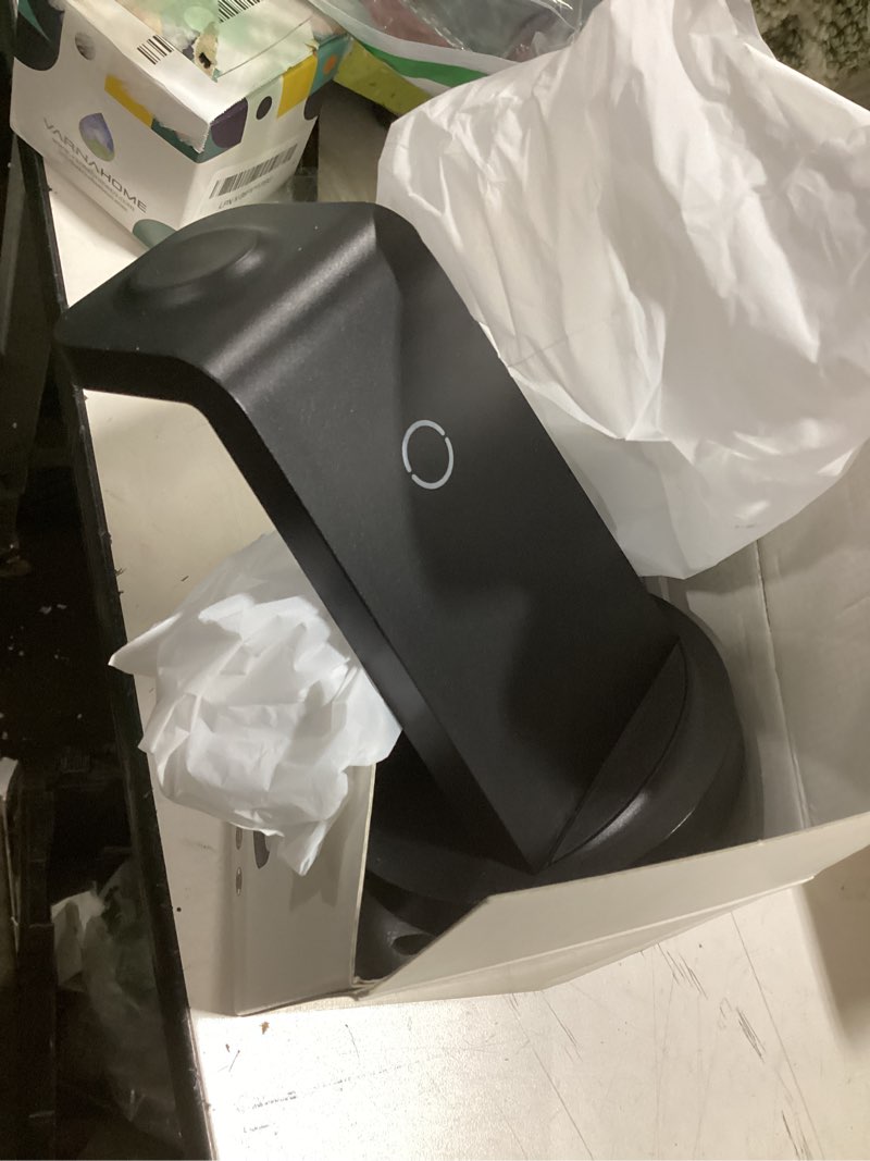 Condition photo showing Good Condition for anlmz 3 in 1 charging station for iphone, wireless charger for iphone 17 16e 16 15 14 13 12 11 x pro max & apple watch - wireless charging station for airpods 4 3 pro black