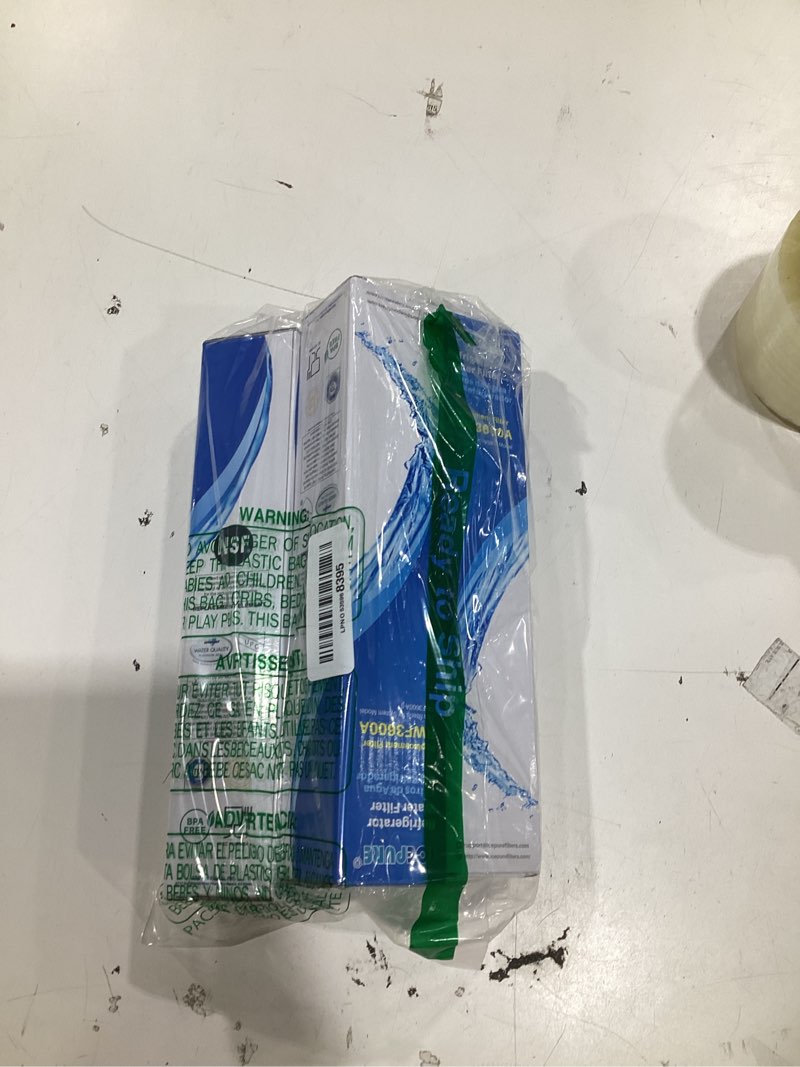 Condition photo showing New/Like New for icepure rpwf refrigerator water filter, replacement for ge rpwf, rwf1063, rwf3600a, wds-rpwf, wsg-4, dwf-36, r-3600, aqf-rpwf, mpf15350, opfg3-rf300, wf277, 3pack 3 count (pack of 1) blue-chlorine, odor removal