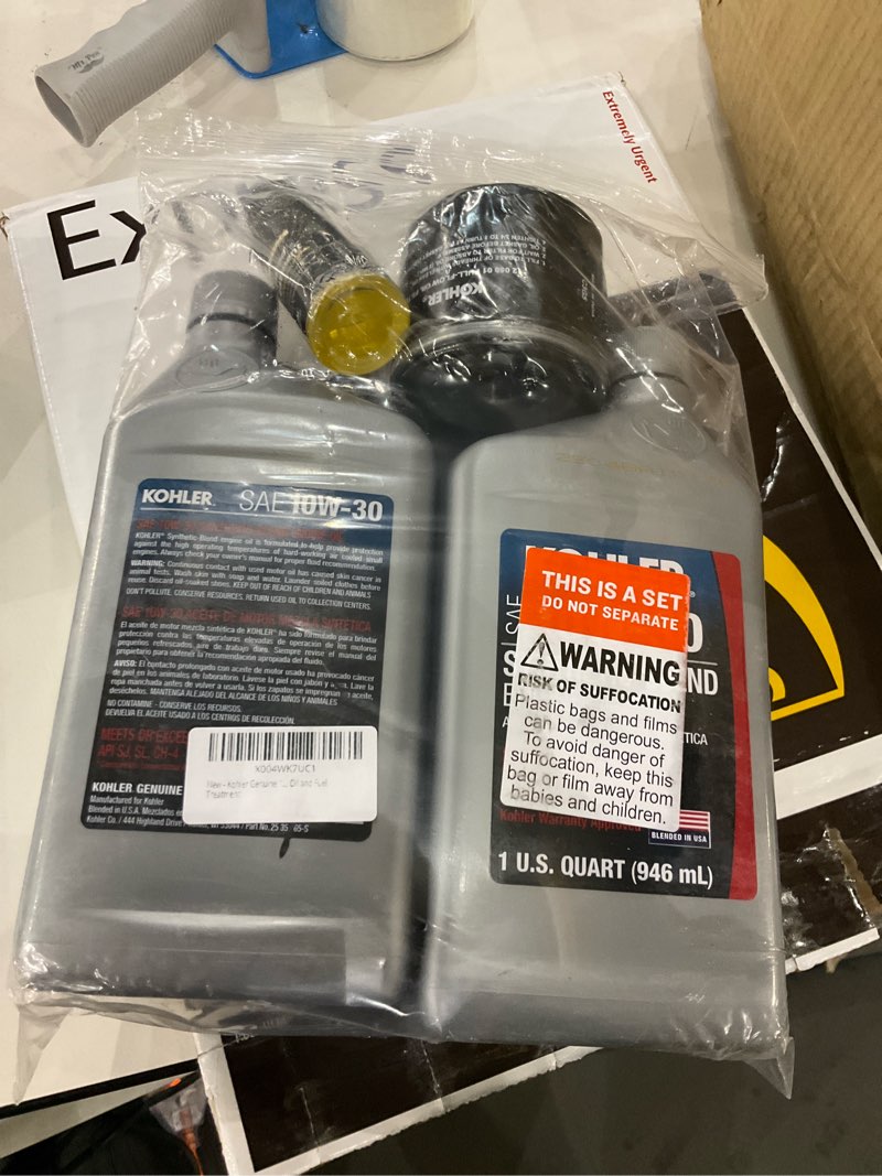 Kohler oil and fuel treatment