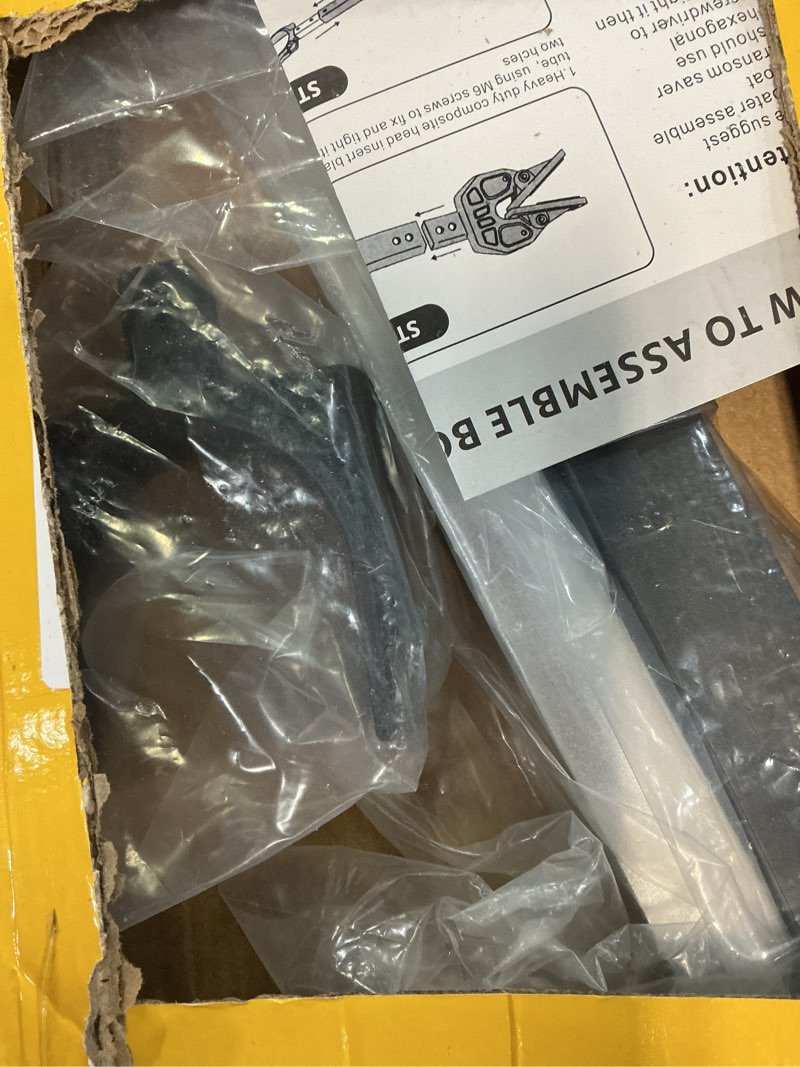Condition photo showing As Is for tengbase adjustable shock absorber boat transom saver, stern protectors with heavy duty composite heads for securing engines, rollers and trailer mounts