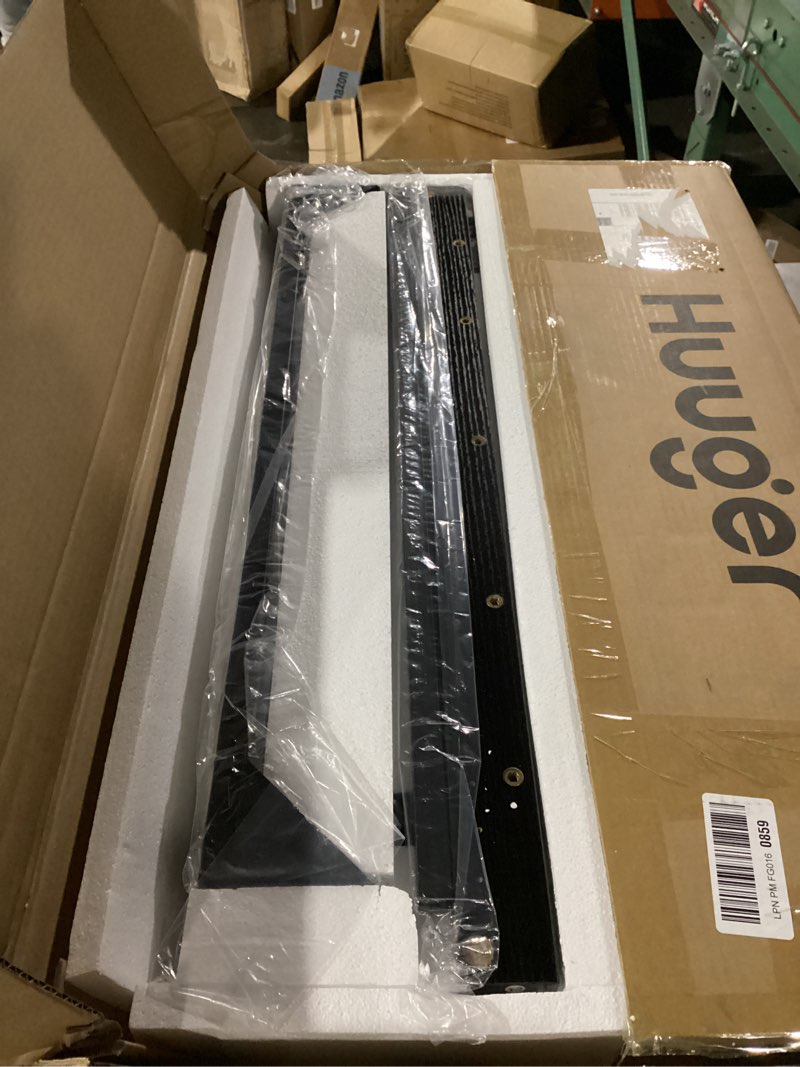 Condition photo showing Good Condition for Huuger Folding Desk for Small Spaces, 31.5 Inch Foldable Computer Table, for Home Office, Study, Bedroom, Dorm, Space Saving, Small Writing Work Office Computer Desk, Easy to Fold, Black Black 18.9"D x 31.5"W