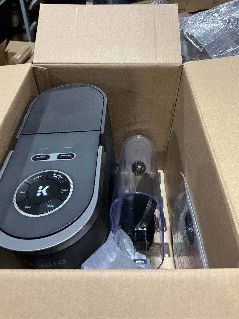 Condition photo showing Good Condition for Keurig K-Crema Single Serve K-Cup Pod Coffee Maker, PressureInfusion & MultiStream Technology, Brews Crema-Topped Coffee, Espresso-Style Shots, Classic Coffee, Tea, Cocoa, 72 oz Removable Reservoir