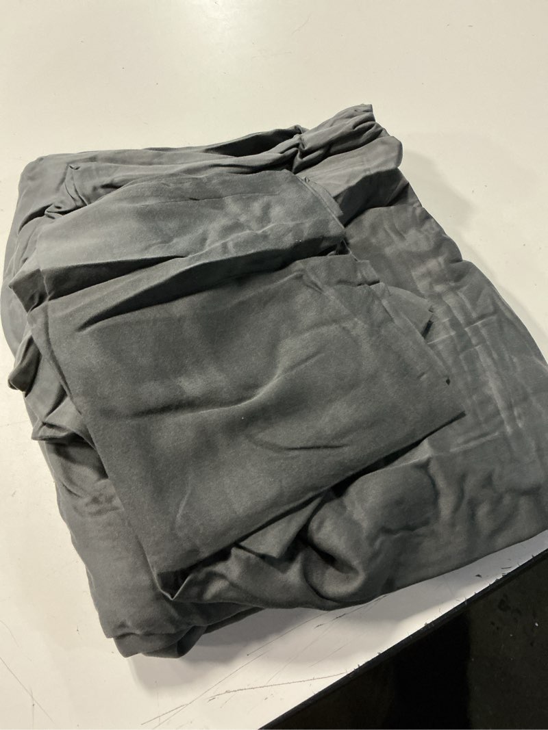 Condition photo showing Good Condition for bamboo fitted sheet set, queen, charcoal