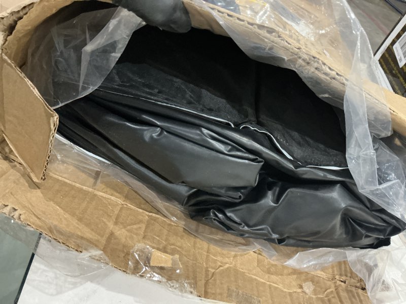 Condition photo showing As Is for portable bathtub for adult, foldable soaking bathtub for hot spa&ice bath, foldable small bathtub collapsible bathtub for bathing, 6-layer insulated portable tub,space-saving (black, 25.9x31.5 in) black 31.5x26.6 in