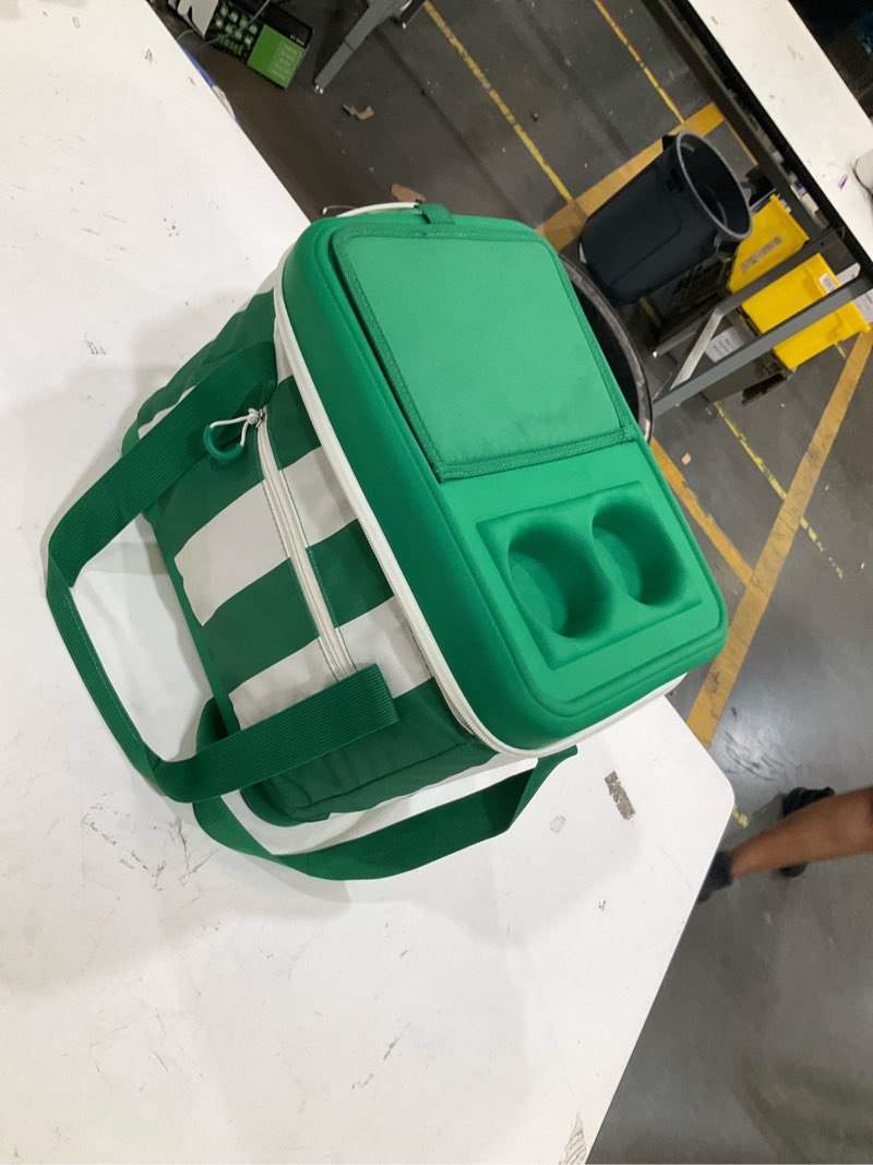 Condition photo showing Good Condition for 24 cans/20.7 qt soft sided cooler green - sun squad™