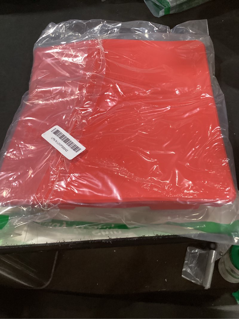 Condition photo showing As Is for shape+store burger master innovative 8-in-1 burger press & freezer container makes 8 quarter-pound burgers 32 oz., tasty amazing burgers, easy-to-clean & dishwasher safe