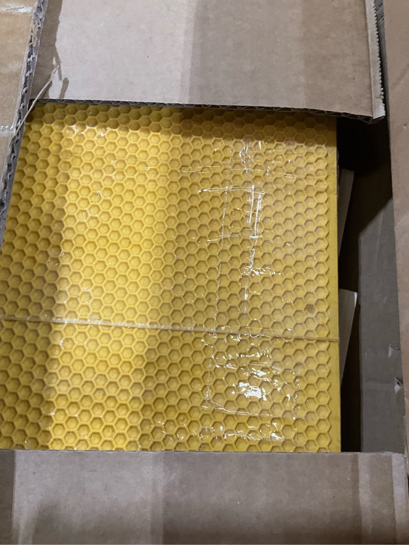 Condition photo showing New/Like New for MayBee Hives--Deep or Brood Size Beehive Frames and Foundations,10 Pack Honey Bee Frames with 100% Beeswax Coated Food Grade Foundation Sheets
