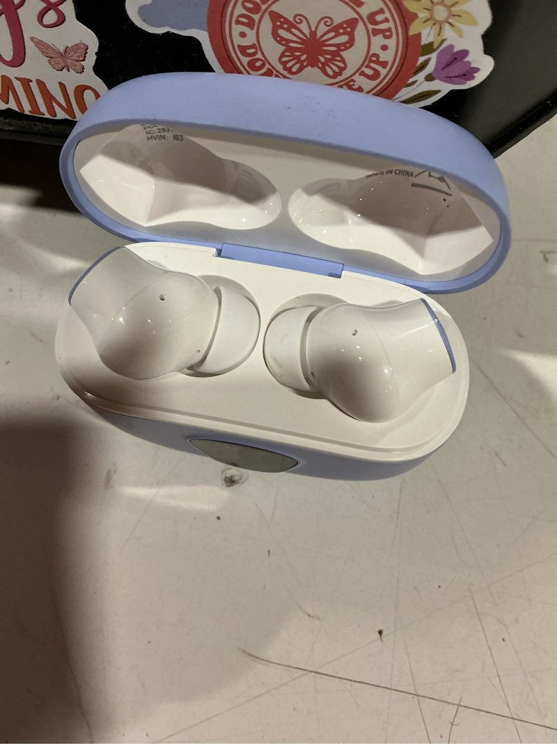 Condition photo showing Good Condition for wireless earbuds, bluetooth 5.4 headphones hifi stereo, bluetooth earbuds with enc noise cancelling mic,ip7 waterproof in ear earphones, 48h, led display ear buds for pad phones workout, white purple