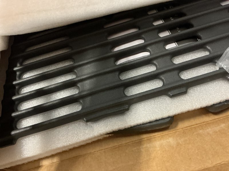 Condition photo showing Good Condition for 7644 grill grates for weber q100, q1000, q1200, q120, q1400, 516001, 516002, 50060001, 51010001, 51060001, baby q cast iron grill parts-2 pack small (fits q 100/1000 series)