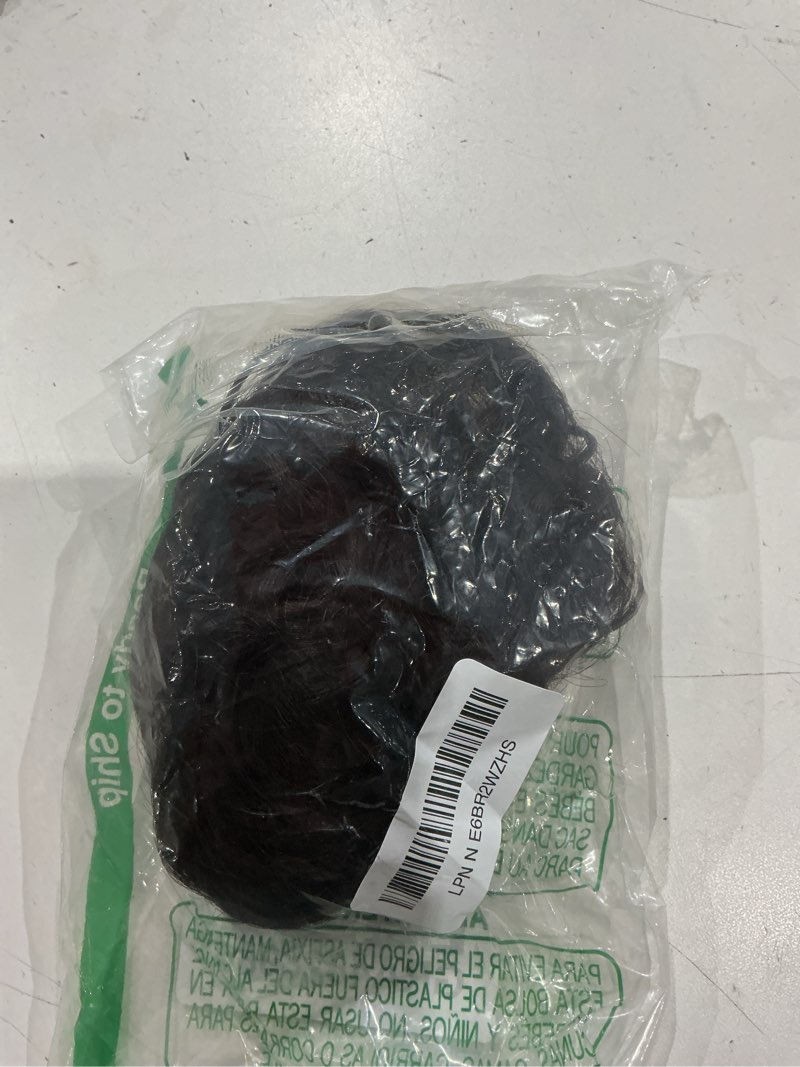 Condition photo showing Good Condition for curly wavy messy bun hair piece easy updo extensions claw clips for women girls dark brown, natural fake wig tie headpiece chestnut chocolate 1 count (pack of 1) dark brown