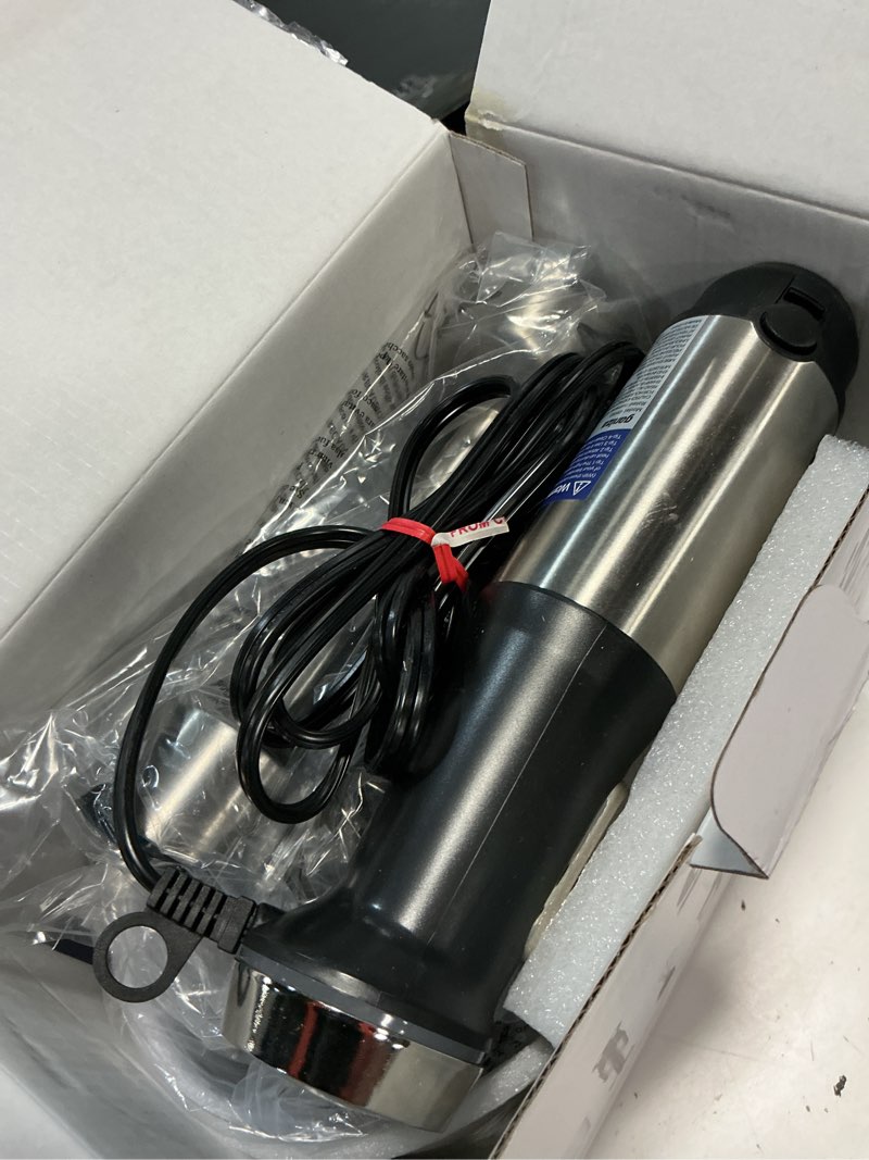 Condition photo showing Good Condition for ganiza immersion blender 5 in 1 hand blender max 1000w heavy duty motor, 16 speed mode handheld blender stainless steel blade with 800ml mixing beaker, 600ml chopper, whisk and milk frother