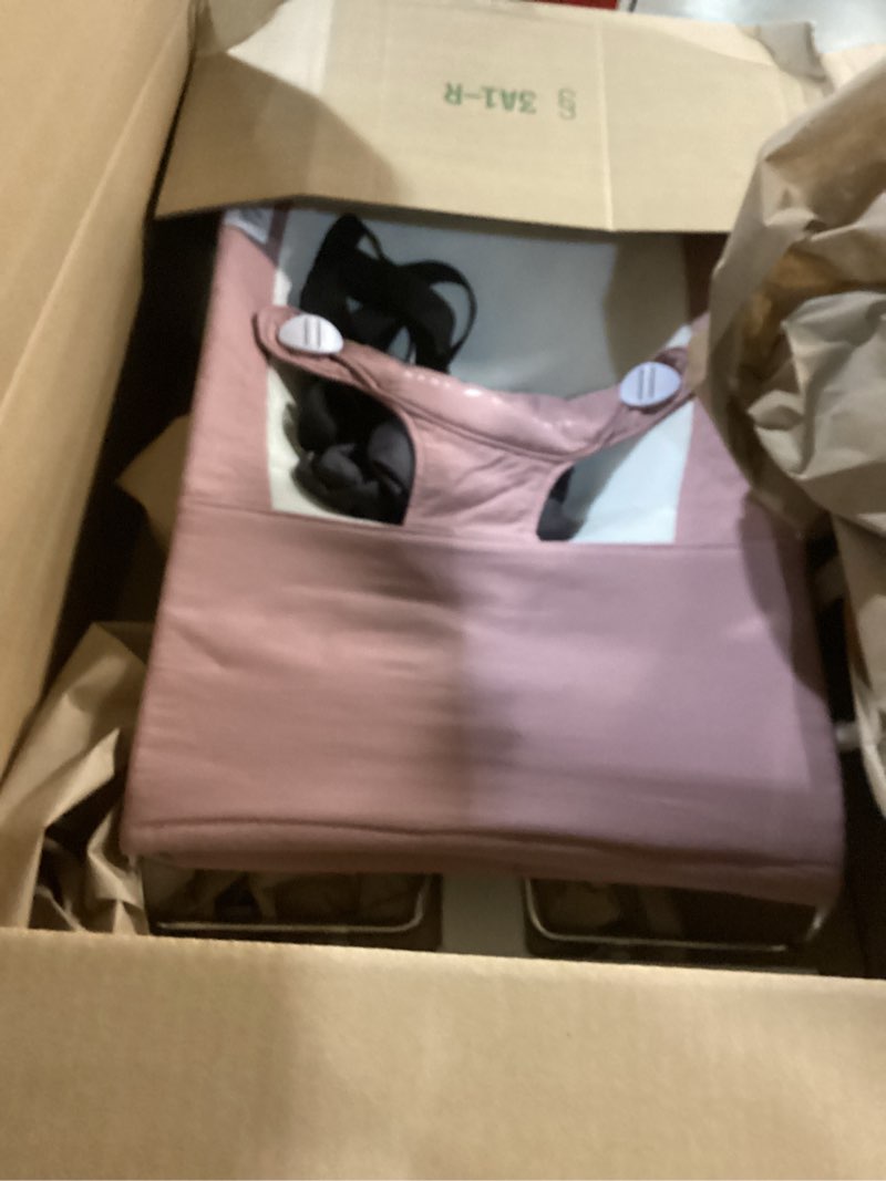 Condition photo showing Good Condition for Baby Delight Alpine Deluxe Portable Baby Bouncer | Infant | 0-6 Months | 100% GOTS Certified Organic Cotton Fabric | Organic Rose