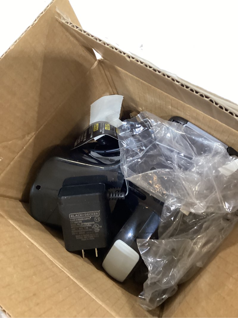 Condition photo showing As Is for BLACK+DECKER dust buster PIVOT VAC Handheld Vacuum Cordless, Car Vacuum Portable Rechargeable, Extendible Crevice Tool and 200 Degree Pivoting Nozzle, Strong Suction, Lightweight (BDH2000PL)