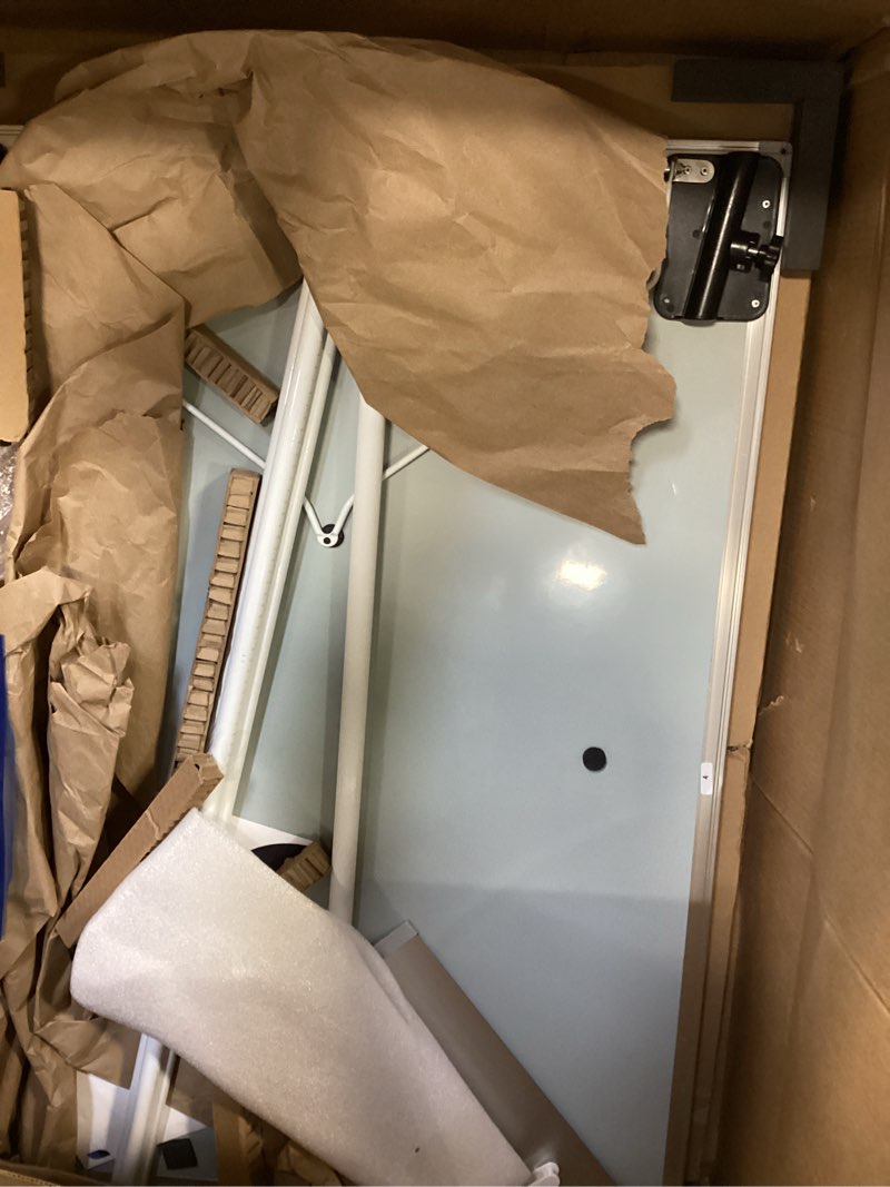 Condition photo showing As Is for Easel Whiteboard - Magnetic Portable Dry Erase 40 x 28 Tripod Height Adjustable, Flipchart Easel Stand White Board for Office (40x28 White)