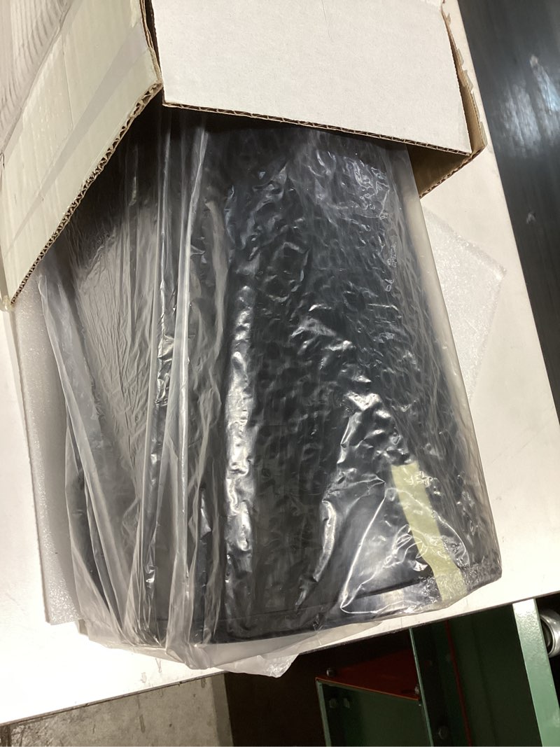 Condition photo showing Good Condition for blissboard black metal mailbox, galvanized steel outside mailboxes, standard medium capacity, 20 x 8.7 x 6.7 inches