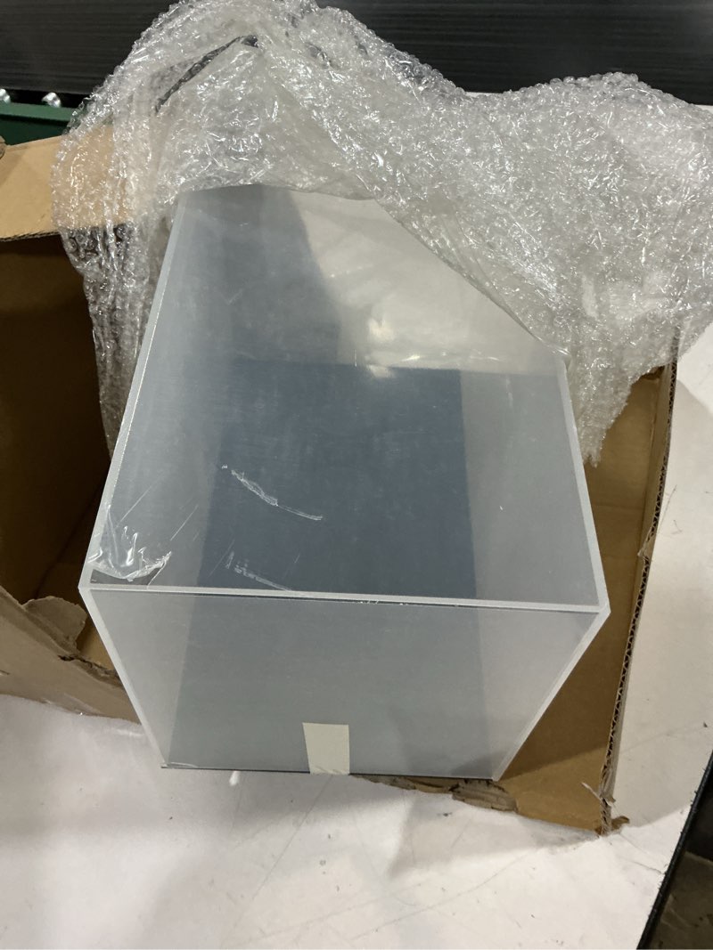 Condition photo showing Good Condition for maitys acrylic football display case clear storage case with black base acrylic football case for football exhibition display sports lover collation