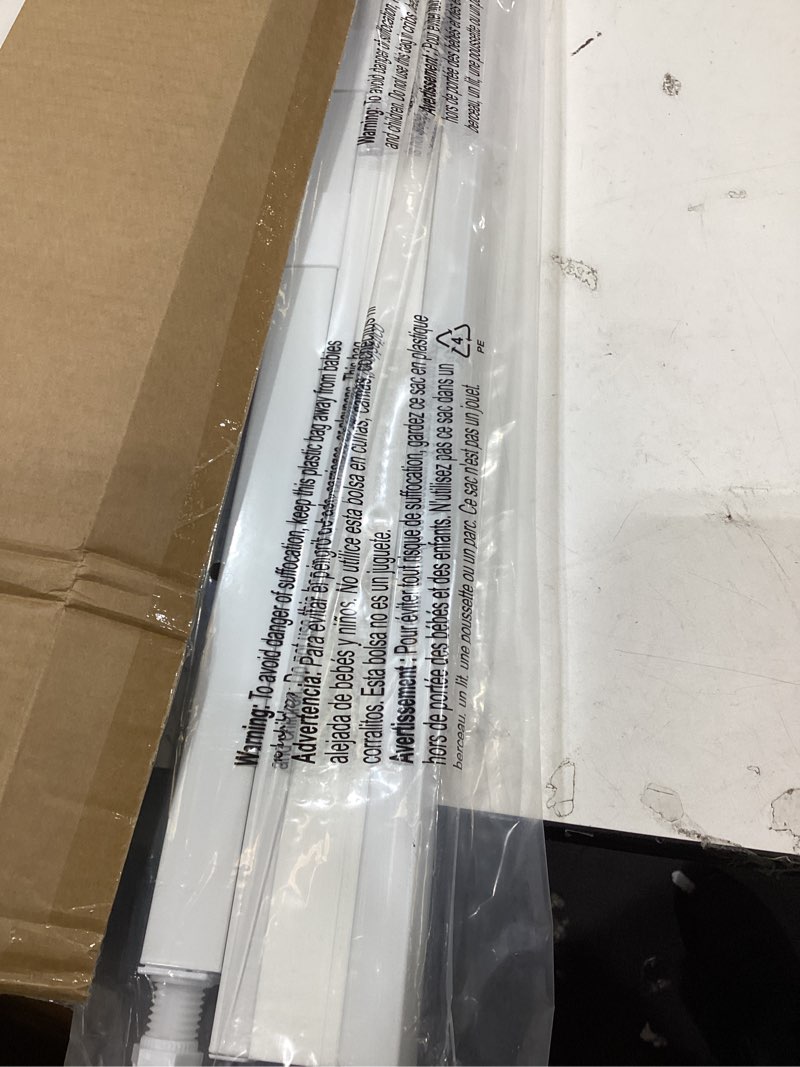 Condition photo showing As Is for lazblinds upgraded top down bottom up (tdbu) honeycomb blinds, no drill no tools easy install cordless cellular shades for windows 33" w x 48" h, white - light filtering light filtering - white 33"w x 48"h