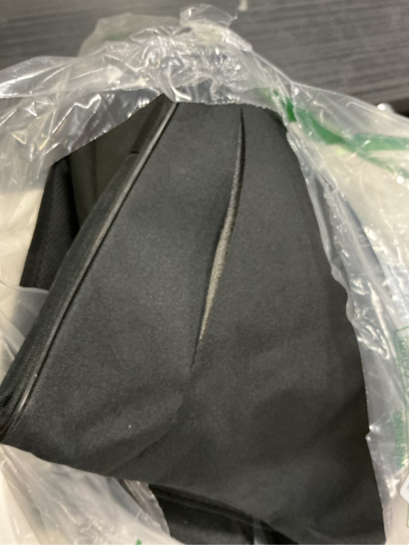 Condition photo showing As Is for large cajon box drum carry bag with carry handle and shoulder straps (bag only) (black, 14"×21.5"×14.5") black xl(14"×21.5"×14.5" )