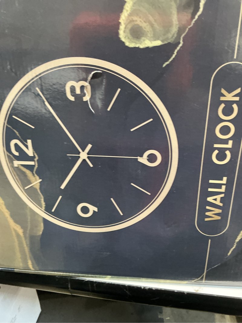 Condition photo showing New/Like New for coastal beach wall clock 12in teal seashell battery silent bathroom decor | nautical glass non ticking quartz aesthetic decorative clock for home, kitchen, living room, office teal 12 inch