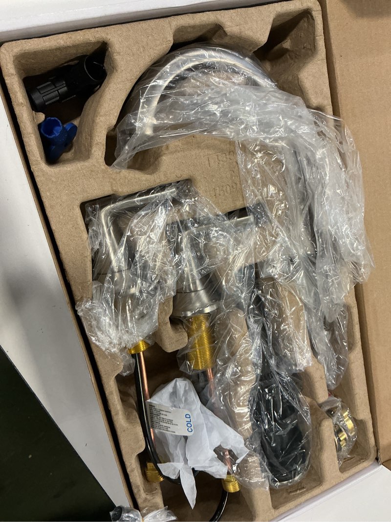 Condition photo showing Good Condition for KOHLER Desette Brushed Nickel Widespread 2-handle WaterSense Mid-arc Residential Handle
