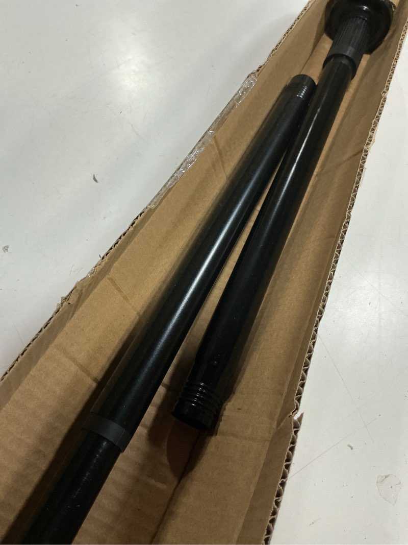 Condition photo showing Good Condition for shower curtain rod 32-48 inches, dual-direction adjustable no drilling curtain rod 1 inch stainless steel shower curtain rod with holders no spring tension for bathroom