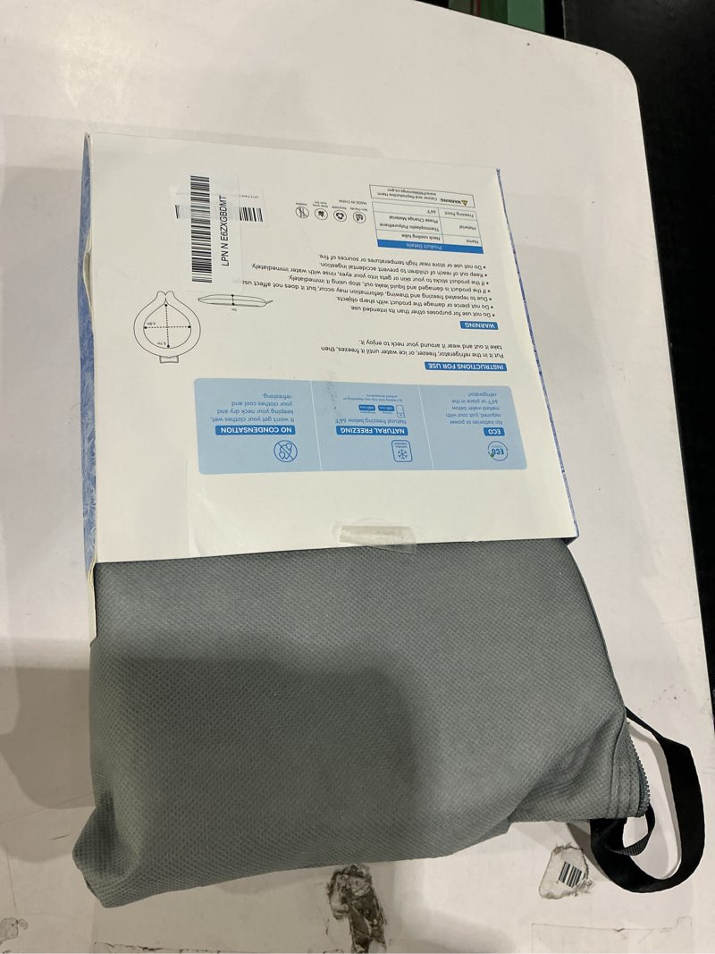 Condition photo showing Good Condition for cooling neck wrap with insulated bag, reusable ice neck ring & body cooler for summer heat, wearable cooling tube maintains 18°c/64°f for outdoor, sports, travel (blue*2)
