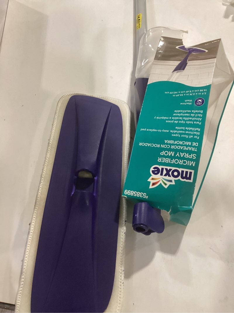 Condition photo showing As Is for moxie spray mop